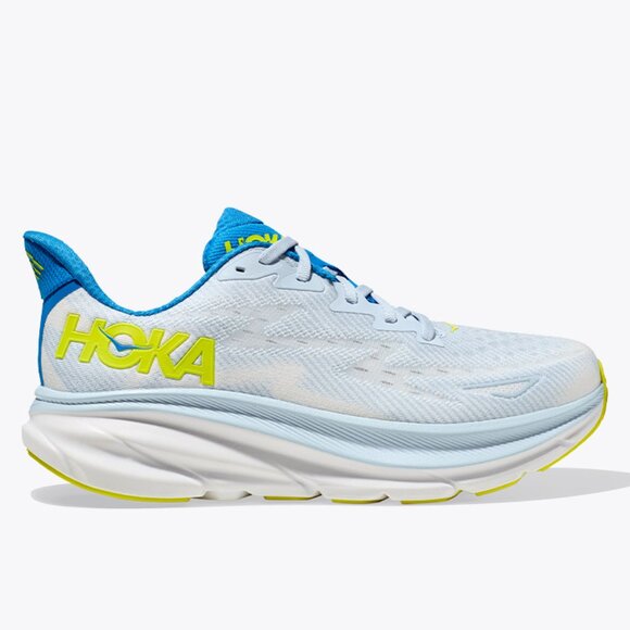 Hoka One One Men\'s Ice Blue White Clifton 9 Athletic Running Shoes Size 8D‎ main image 5